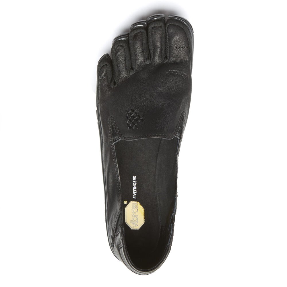 Vibram Five Fingers Womens Barefoot Shoes - Black - CVT-Leather - 47216-ZVBS